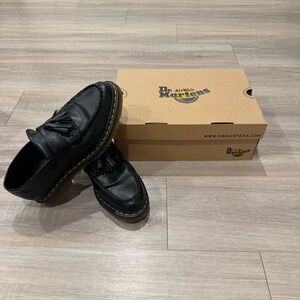 Men’s Dr. Martens Adrian Smooth Leather Tassel Loafer Black